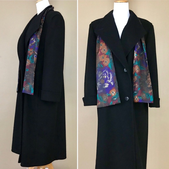 80's Purple Wool Coat by Alorna main image 1